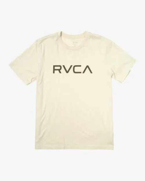 Rvca Big Short Sleeve TShirt Silver Bleach Men Tees and Tanks