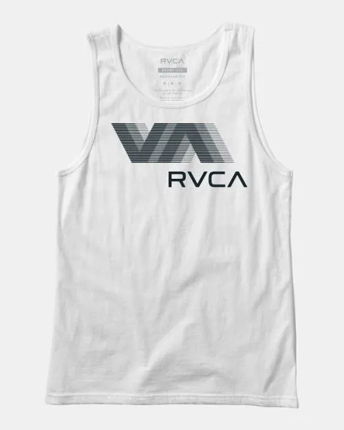 Rvca Boy039s Va Blur Tank White BoysMen Tees and Tanks