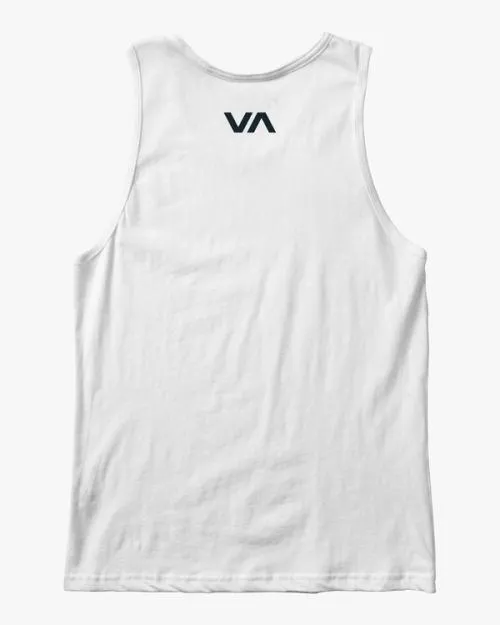 Rvca Boy039s Va Blur Tank White BoysMen Tees and Tanks