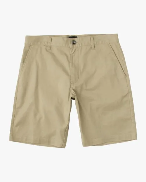 Rvca Boys Weekday Stretch Short Khaki Boys Shorts