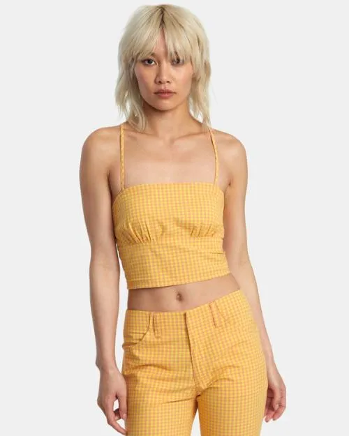 Rvca Brightside Tank Top Lilikoi Women Tops