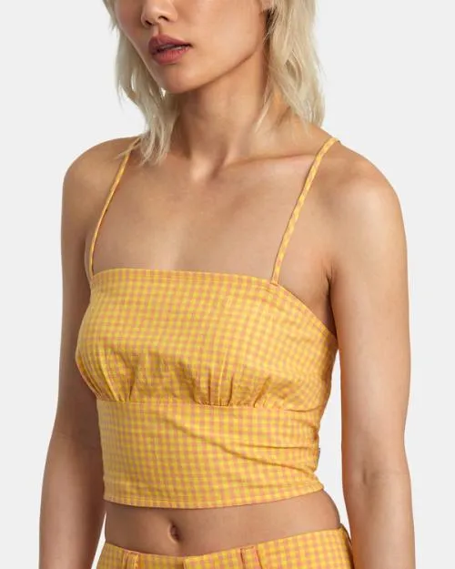 Rvca Brightside Tank Top Lilikoi Women Tops