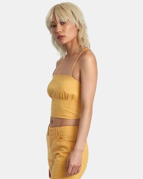 Rvca Brightside Tank Top Lilikoi Women Tops