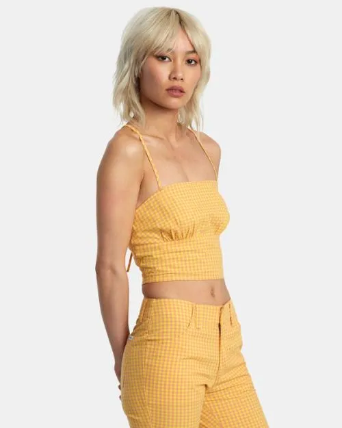 Rvca Brightside Tank Top Lilikoi Women Tops