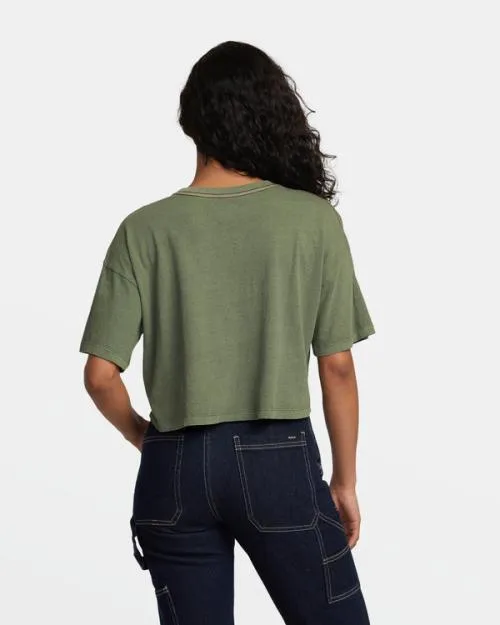 Rvca Byob TShirt Leaf Women Tees and Tanks