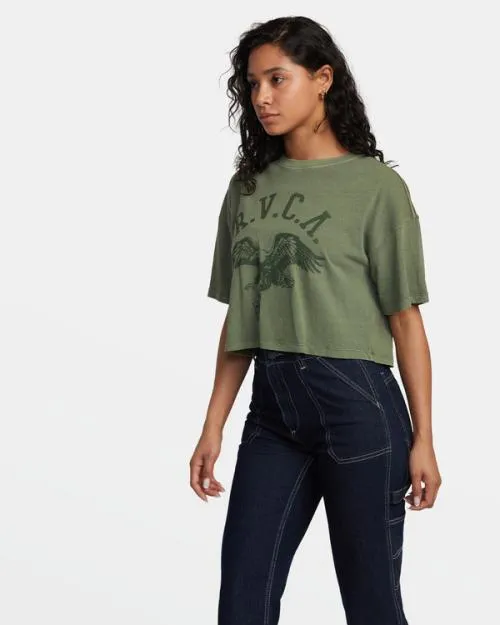 Rvca Byob TShirt Leaf Women Tees and Tanks