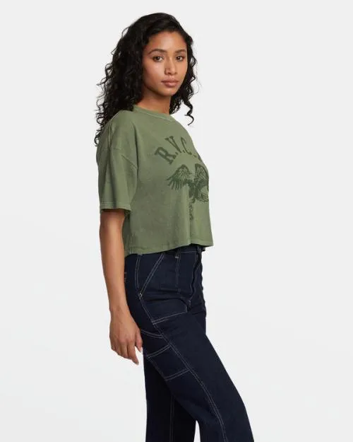 Rvca Byob TShirt Leaf Women Tees and Tanks