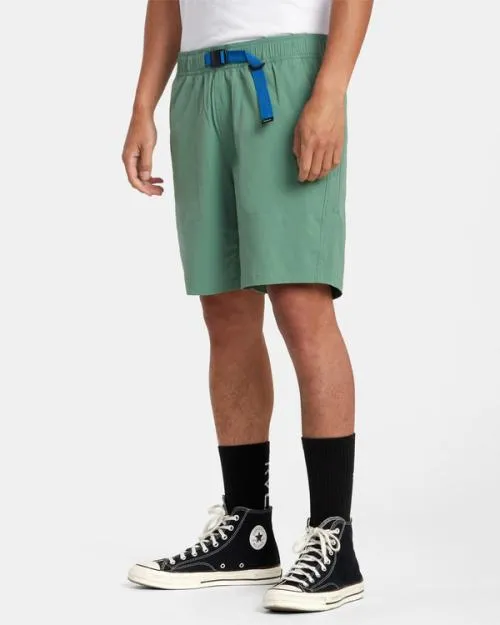 Rvca Civic Hybrid Boardshorts Verdite Men Shorts and Hybrids