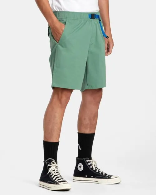 Rvca Civic Hybrid Boardshorts Verdite Men Shorts and Hybrids