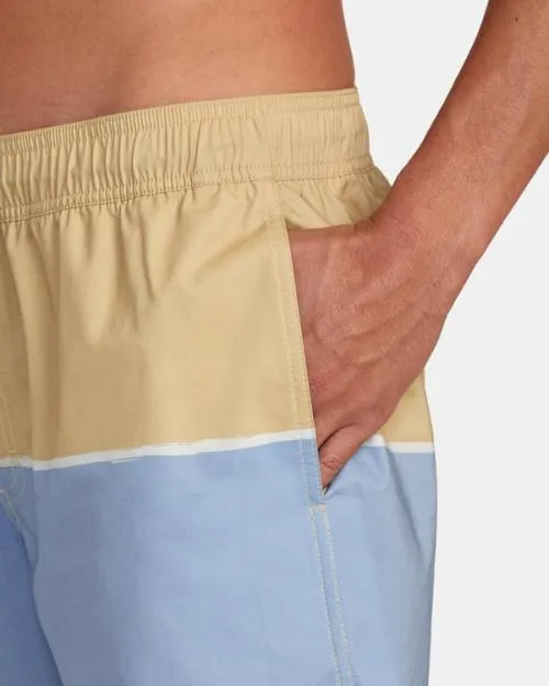 Rvca County Elastic Waist Boardshorts 17034 Southern Moss Men Boardshorts