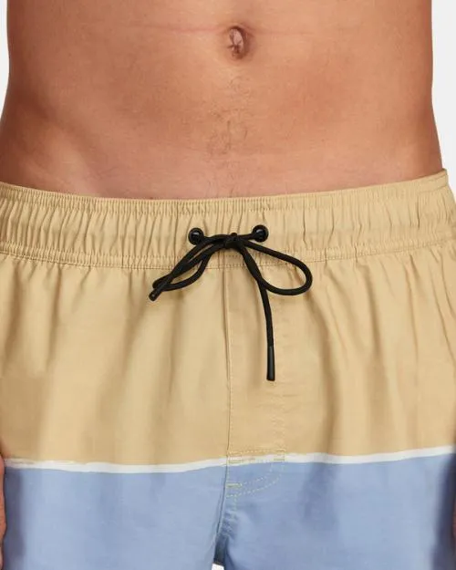 Rvca County Elastic Waist Boardshorts 17034 Southern Moss Men Boardshorts