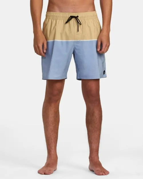 Rvca County Elastic Waist Boardshorts 17034 Southern Moss Men Boardshorts