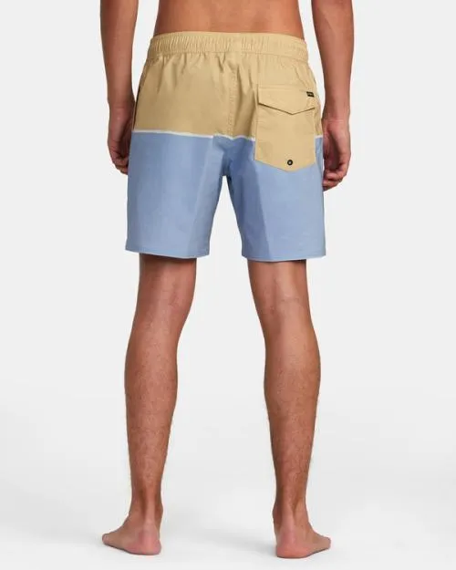 Rvca County Elastic Waist Boardshorts 17034 Southern Moss Men Boardshorts
