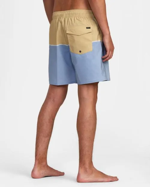 Rvca County Elastic Waist Boardshorts 17034 Southern Moss Men Boardshorts