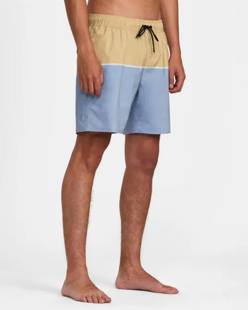 Rvca County Elastic Waist Boardshorts 17034 Southern Moss Men Boardshorts