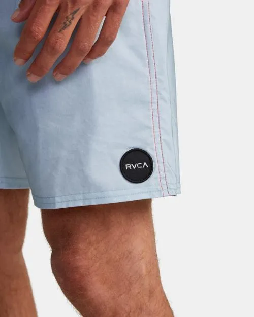 Rvca County Elastic Waist Boardshorts 17034 Warm Red Men Boardshorts