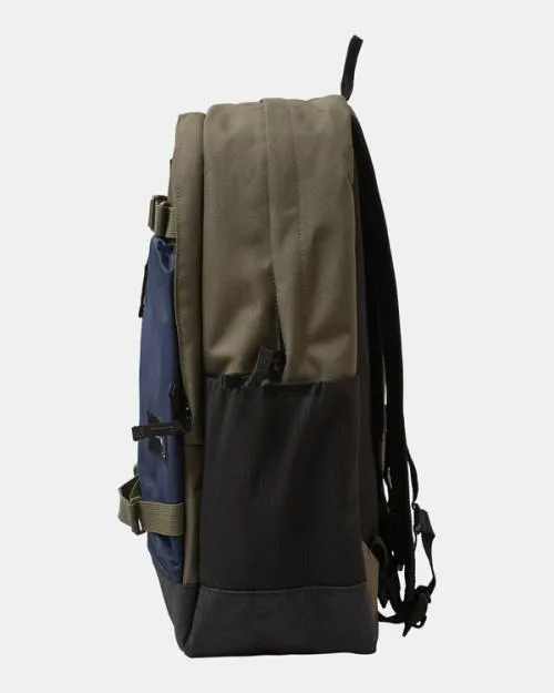 Rvca Curb Skate 29 L Skate Backpack Navy BoysWomenMen Backpacks and Bags