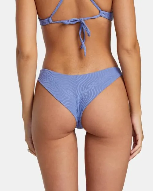 Rvca Dazed Shimmer Cheeky Bikini Bottoms Coast Women Bikini Bottoms