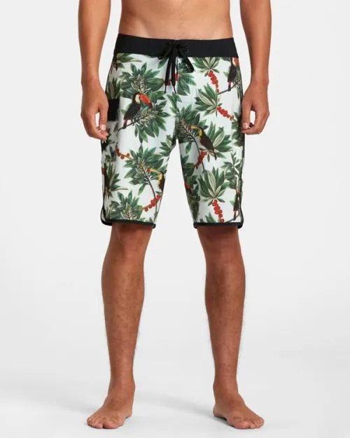 Rvca Eastern Boardshorts 20034 Green Tea Men Boardshorts