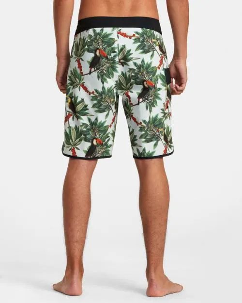 Rvca Eastern Boardshorts 20034 Green Tea Men Boardshorts