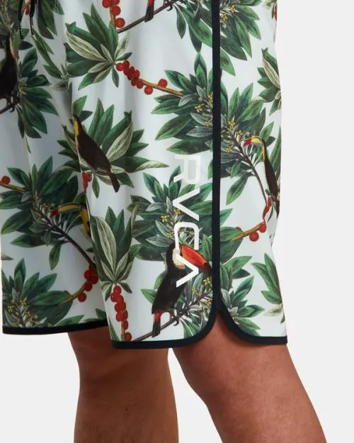 Rvca Eastern Boardshorts 20034 Green Tea Men Boardshorts