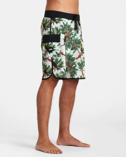 Rvca Eastern Boardshorts 20034 Green Tea Men Boardshorts