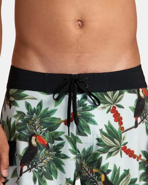 Rvca Eastern Boardshorts 20034 Green Tea Men Boardshorts