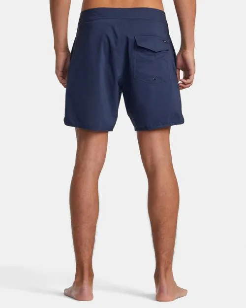 Rvca Freeport Boardshorts 16034 Moody Blue Men Boardshorts