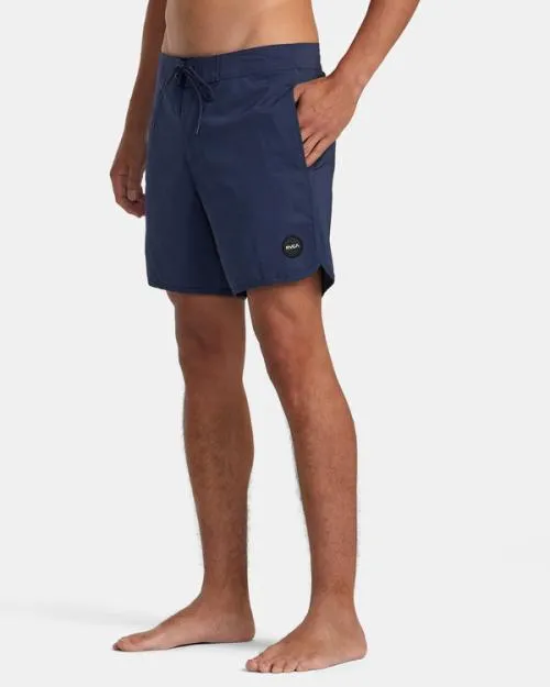 Rvca Freeport Boardshorts 16034 Moody Blue Men Boardshorts