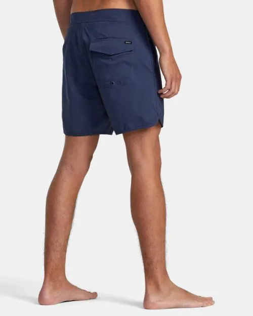 Rvca Freeport Boardshorts 16034 Moody Blue Men Boardshorts