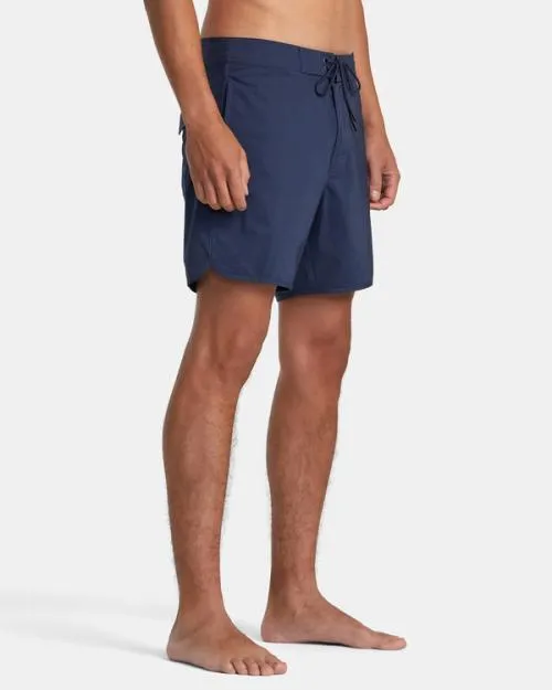 Rvca Freeport Boardshorts 16034 Moody Blue Men Boardshorts