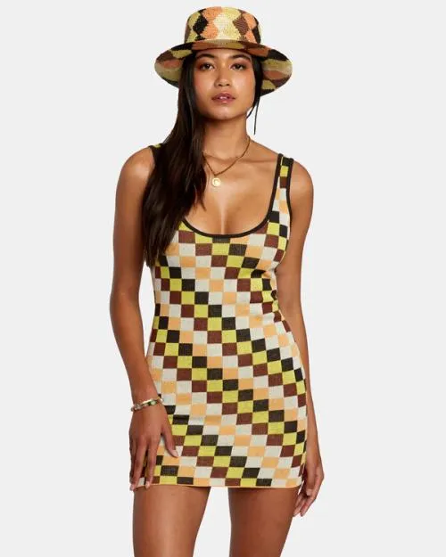 Rvca Greenpacha Maria Bodycon Dress Multi Women Dresses and Rompers