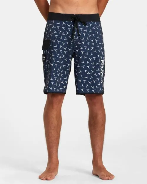 Rvca Hawaii Legend And Mana 20034 Boardshorts Moody Blue Men Boardshorts