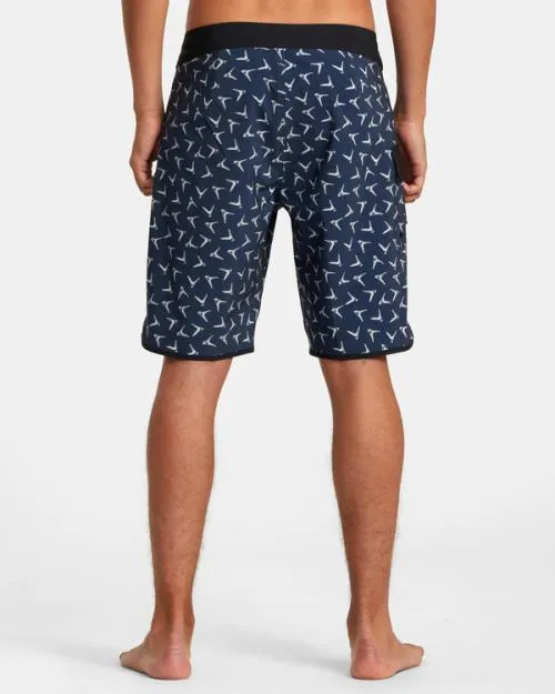 Rvca Hawaii Legend And Mana 20034 Boardshorts Moody Blue Men Boardshorts