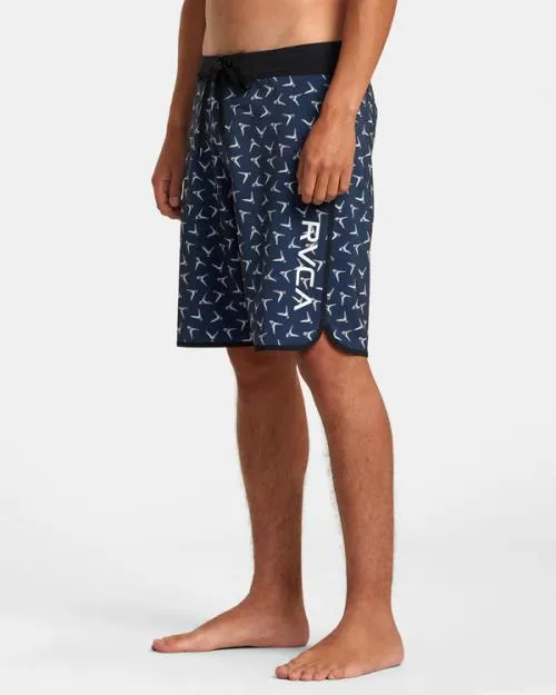 Rvca Hawaii Legend And Mana 20034 Boardshorts Moody Blue Men Boardshorts