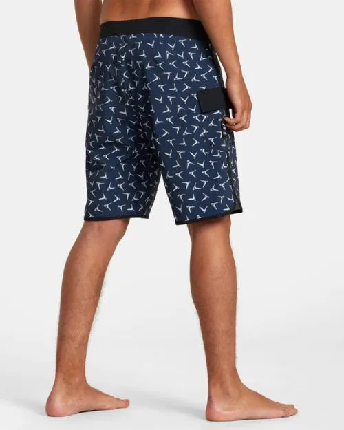 Rvca Hawaii Legend And Mana 20034 Boardshorts Moody Blue Men Boardshorts