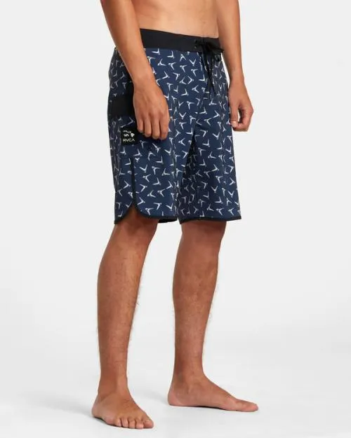 Rvca Hawaii Legend And Mana 20034 Boardshorts Moody Blue Men Boardshorts