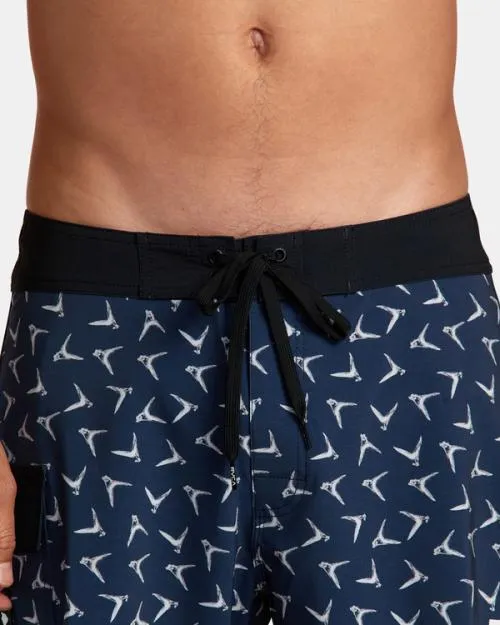 Rvca Hawaii Legend And Mana 20034 Boardshorts Moody Blue Men Boardshorts