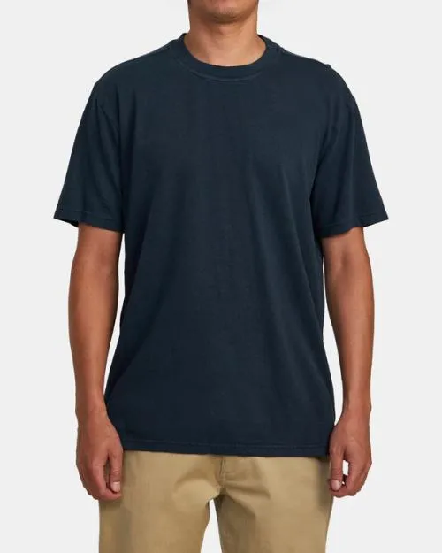 Rvca HiGrade Hemp Tee Indigo Men Short Sleeves