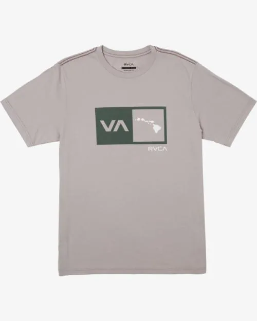 Rvca ISLAND BALANCE BOX Cement Men Short Sleeves
