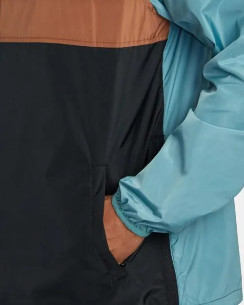 Rvca Meyer Packable Anorak Jacket Evergreen Men Jackets