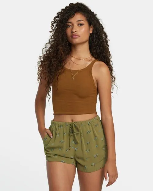 Rvca New Yume Drawcord Shorts Aloe Women Shorts and Skirts