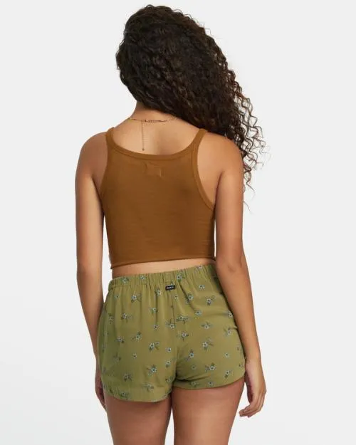 Rvca New Yume Drawcord Shorts Aloe Women Shorts and Skirts