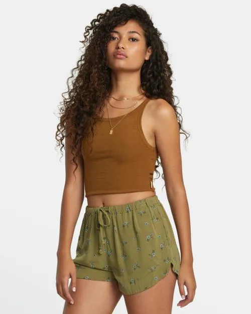Rvca New Yume Drawcord Shorts Aloe Women Shorts and Skirts