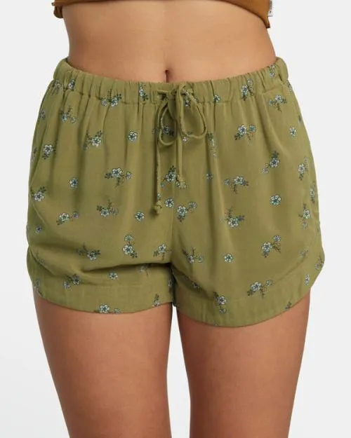 Rvca New Yume Drawcord Shorts Aloe Women Shorts and Skirts