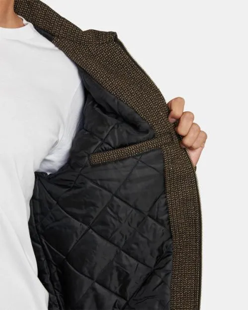 Rvca Pisco ZipUp Jacket Black Men Jackets