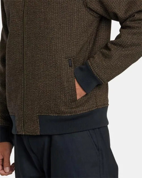 Rvca Pisco ZipUp Jacket Black Men Jackets