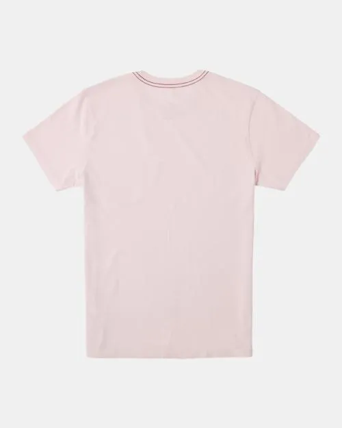 Rvca PTC II Pigment Tee Light Pink Men Short Sleeves