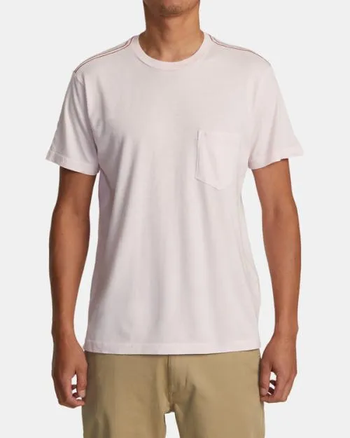 Rvca PTC II Pigment Tee Light Pink Men Short Sleeves
