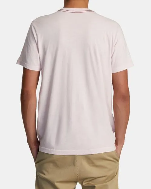 Rvca PTC II Pigment Tee Light Pink Men Short Sleeves
